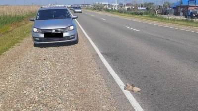 На Кубани водитель насмерть сбил пешехода и скрылся