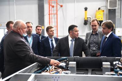 Губернатор Игорь Руденя посетил производственные площадки тверского вагоностроительного завода