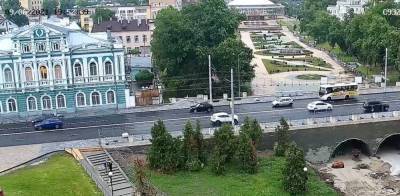 Министр транспорта прокомментировал затопление моста в центре Рязани