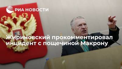 Жириновский прокомментировал инцидент с пощечиной Макрону