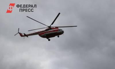 В свердловский город на место автокатастрофы вылетели вертолеты