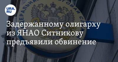Задержанному олигарху из ЯНАО Ситникову предъявили обвинение