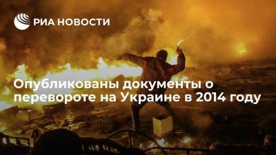 Опубликованы документы о перевороте на Украине в 2014 году