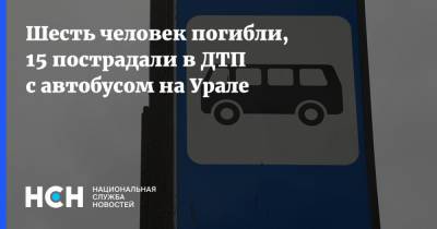 Шесть человек погибли, 15 пострадали в ДТП с автобусом на Урале