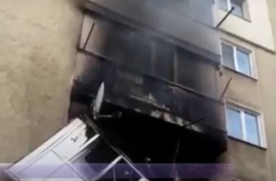Решетка на дала выбраться из горящей квартиры: харьковчанин оказался в заложниках огня