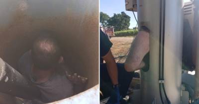 В Калифорнии спасли мужчину, который два дня провел внутри вентилятора на винограднике