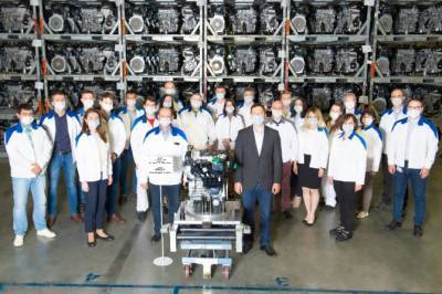 Volkswagen Group Rus произвела 700-тысячный двигатель на заводе в Калуге