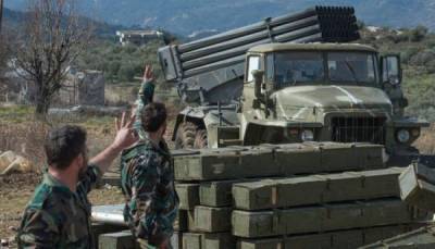 Сирийская армия ракетным ударом накрыла скопление боевиков в южном Идлибе