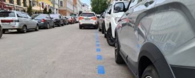 В Нижнем Новгороде на дороги наносят разметку синего цвета