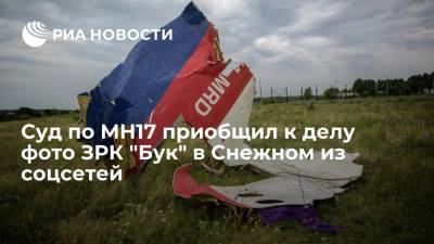 Суд по MH17 приобщил к делу фото ЗРК "Бук" в Снежном из соцсетей