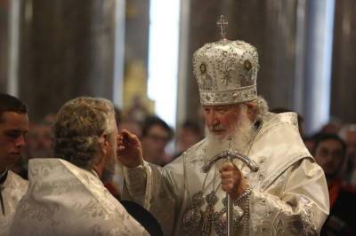 Патриарх Кирилл затронут тему телепорта во время божественной литургии