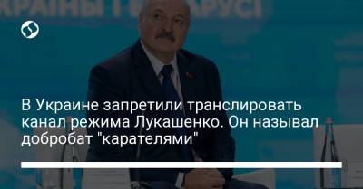В Украине запретили транслировать канал режима Лукашенко. Он называл добробат "карателями"