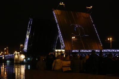 Во время Евро-2020 Дворцовый мост подсветят другим цветом