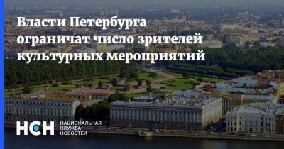 Власти Петербурга ограничат число зрителей культурных мероприятий