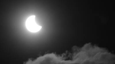 14 раз в 100 лет: новосибирцы увидели кольцеобразное солнечное затмение