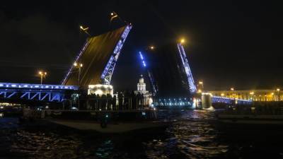 Дворцовый мост в дни матчей Евро-2020 украсят тематической подсветкой