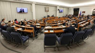 В сенате Польши заслушали информацию о деятельности правительства по ситуации в Беларуси