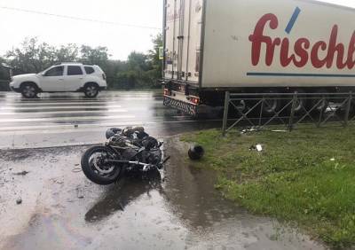 В ДТП на трассе М5 в Рязанской области погиб 40-летний мотоциклист