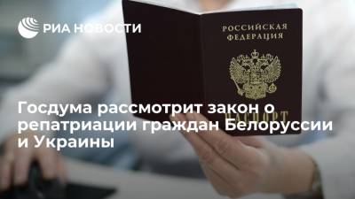 Госдума может принять закон для предоставления всем белорусам и украинцам гражданства России