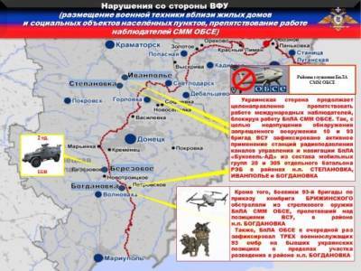 В зоне разведения сил на Донбассе замечены украинские военные
