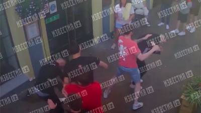 Драка с участием экс-волейболиста «Динамо» в Москве попала на видео