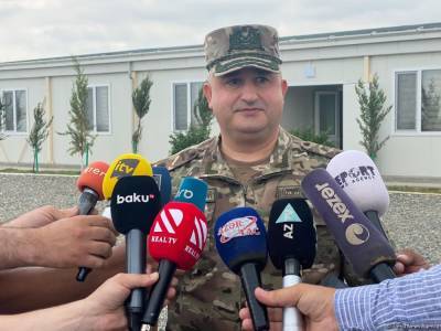 На освобожденных территориях Азербайджана будет продолжено строительство воинских частей - генерал-майор (ВИДЕО)