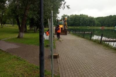 Начались работы по реконструкции одного из лучших парков Серпухова