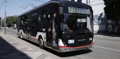 В Краснодаре начнет работать первый троллейбус собственной сборки