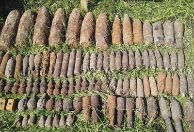 Более сотни неразорвавшихся снарядов нашли в земле Тверской области