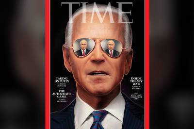 Байден с Путиным "в глазах": обложка Time в преддверии саммита