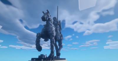 Российская школьница воссоздала памятник Александру Невскому в игре Minecraft