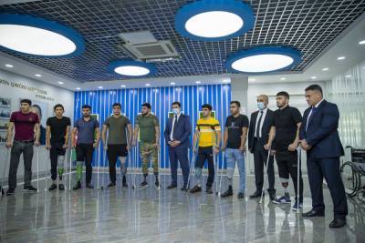 Группа ветеранов Отечественной войны Азербайджана обеспечена высокотехнологичными протезами (ФОТО)