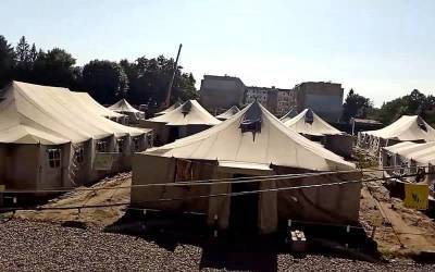 Прибалты готовят палаточный лагерь для «белорусских беженцев»