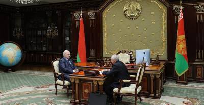 "Я, честно, благодарен тебе за все, что сделано". Александр Лукашенко принял отставку Виктора Шеймана