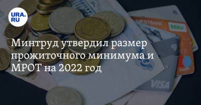 Минтруд утвердил размер прожиточного минимума и МРОТ на 2022 год