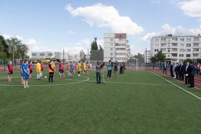 Новый стадион открыли сегодня возле школы №25 в Пскове