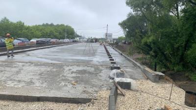 В Рязани приостановили ремонт моста через Трубеж