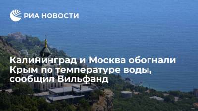 Глава Гидрометцентра Вильфанд: Калининград и Москва обогнали Крым по температуре воды