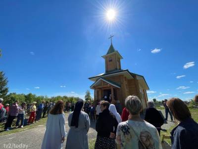 В томском селе Белосток освятили восстановленный костел