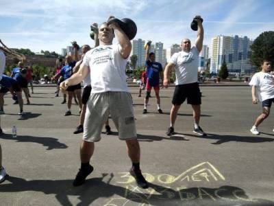 В Кемерове 300 спортсменов установили рекорд России