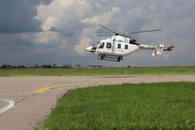 Мужчину с травмой головы доставили в белгородскую больницу на вертолете