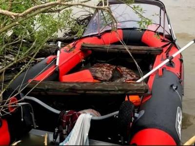 В озере Ханка найдена лодка с замерзшим до полусмерти малышом. Его родители исчезли
