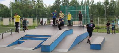 Скейт-парк открыли в Петрозаводске