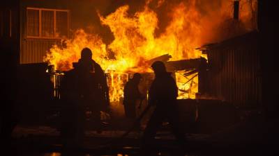 Крупный пожар потушили на деревообрабатывающем заводе в Приморье
