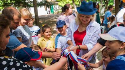 Как отметили День России в Детском парке Симферополя