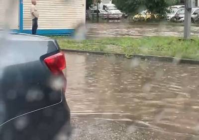 Канищево «ушло под воду» после дождя
