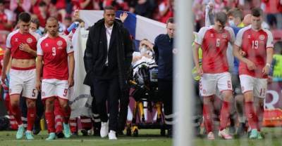 В УЕФА сообщили о состоянии главной звезды сборной Дании Эриксена, который потерял сознание во время матча
