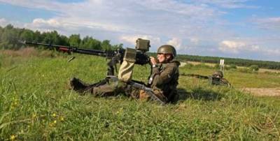Учения на Прикарпатье: пулеметчики Нацгвардии "уничтожили пехоту противника"