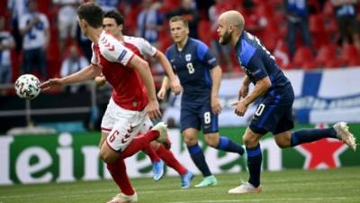 Матч Чемпионата Европы между сборными Дании и Финляндии возобновлен