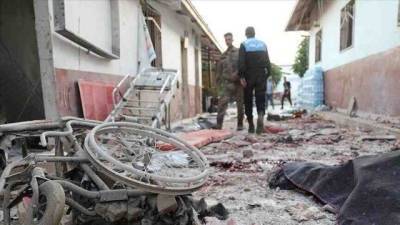 Не менее 13 человек погибли при обстреле больницы в сирийском городе Африн